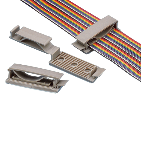 Panduit Flat Cable Holder, Adh., 2" (50.8mm)W Ca FCH2-A-T14